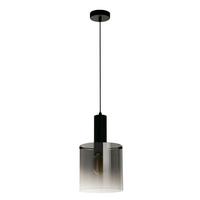 Függőlámpa 88910-1bk - fekete, Design, üveg/fém (22/35-120cm)