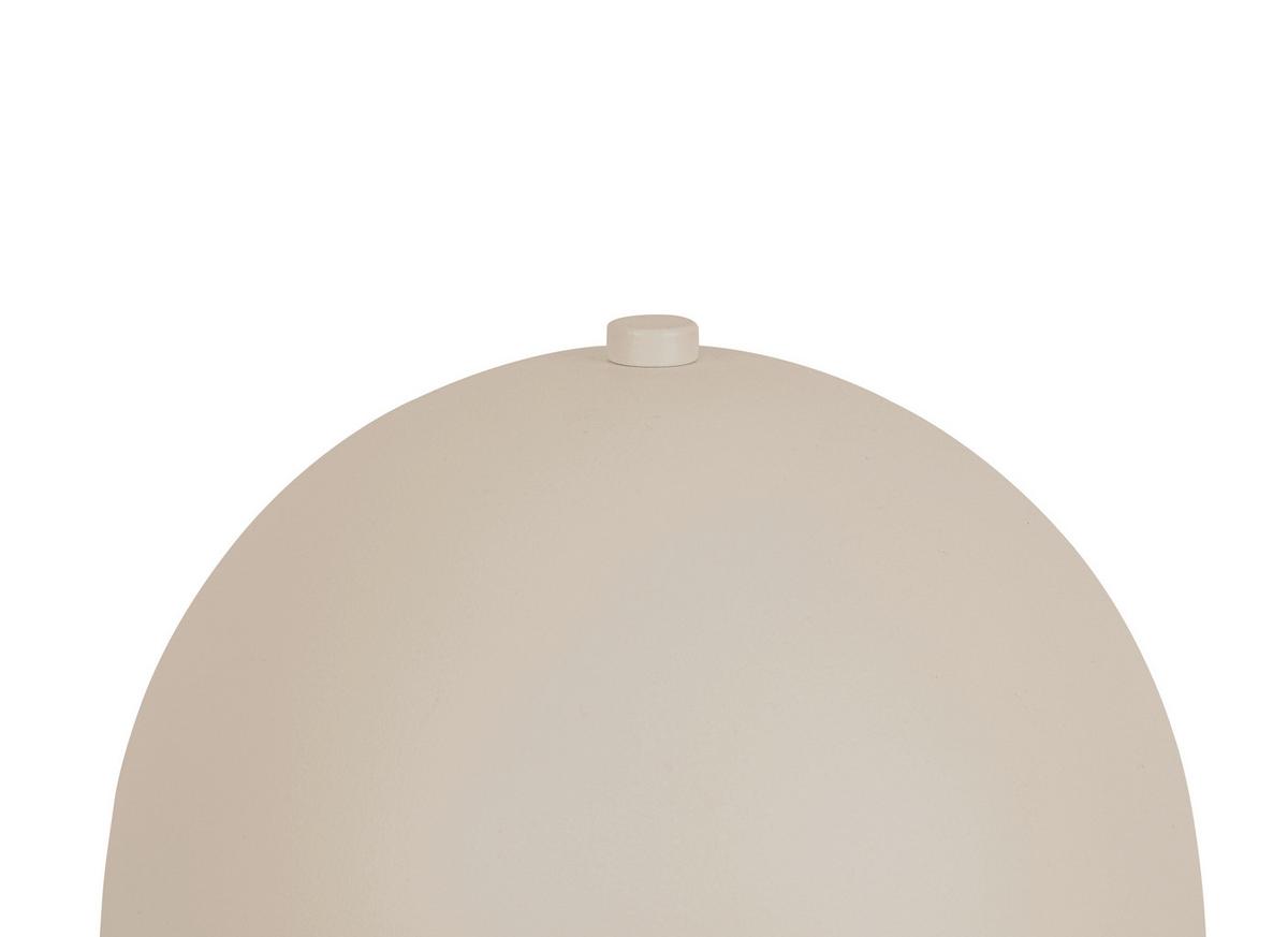 Tischleuchte Jertz Beige max. 25 Watt - Beige, KONVENTIONELL, Kunststoff/Metall (18/18/30cm) - Mömax