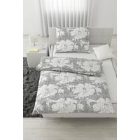 Lenjerie de pat Gundi, cca. 140x200/50x70 cm - alb/negru, Romantik / Landhaus, textil (140/200cm) - Mömax