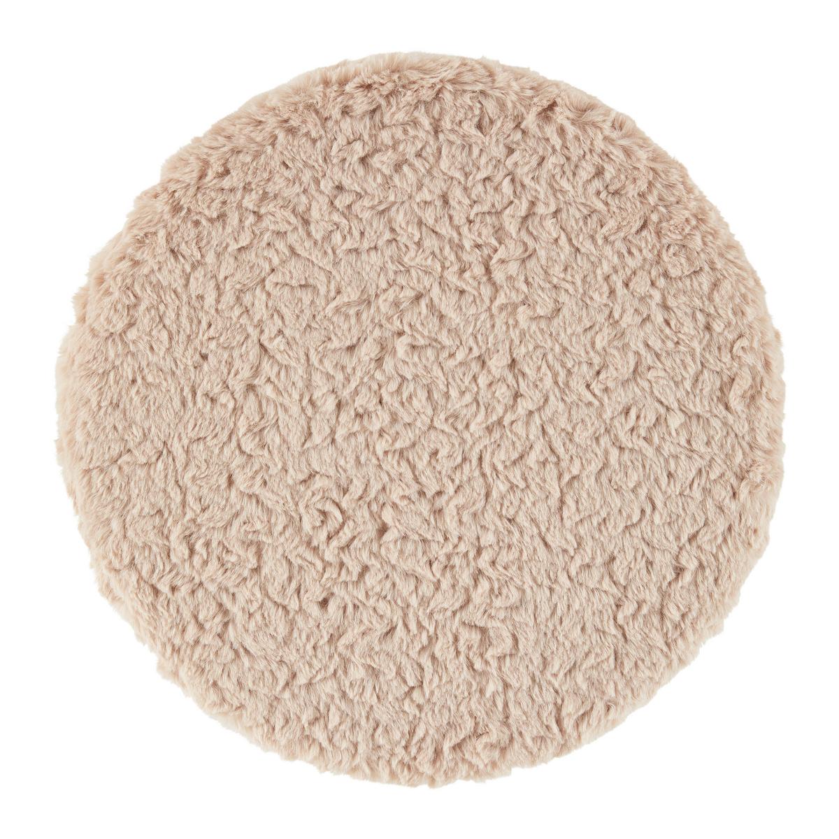 Sitzkissen Rabbit Brushed Taupe - Hellbraun, Konventionell (38/3cm) - Modern Living