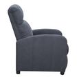 Relaxsessel in Grau mit Relaxfunktion - Grau, MODERN, Textil (65/101/91cm) - Modern Living Relaxsessel in Grau mit Relaxfunktion - Grau, MODERN, Textil (65/101/91cm) - Modern Living