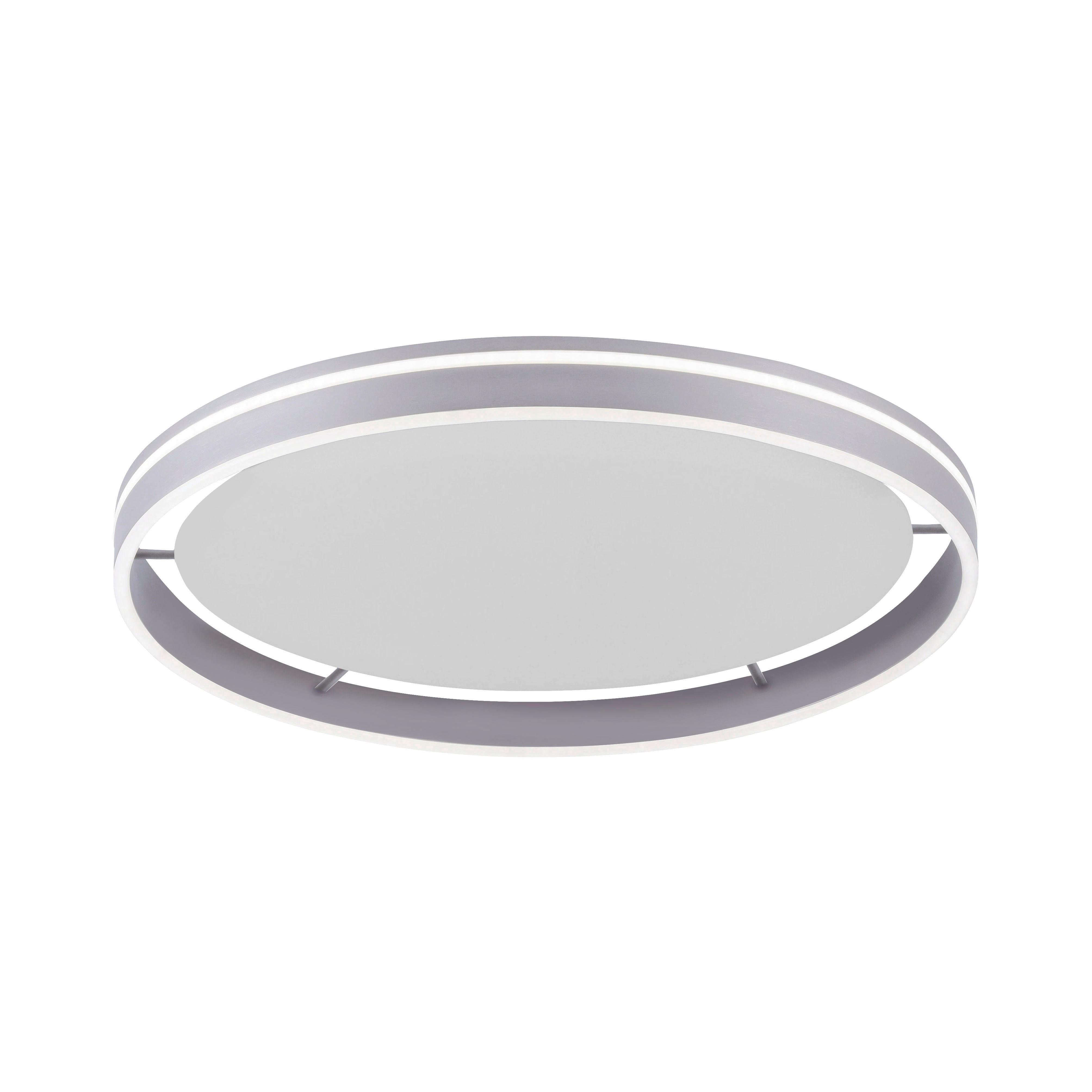 LAMPA SUFITOWA LED 8416-55 Q-VITO *SH* - kolor srebrny, Design, tworzywo sztuczne/metal (59/59cm) - Paul Neuhaus