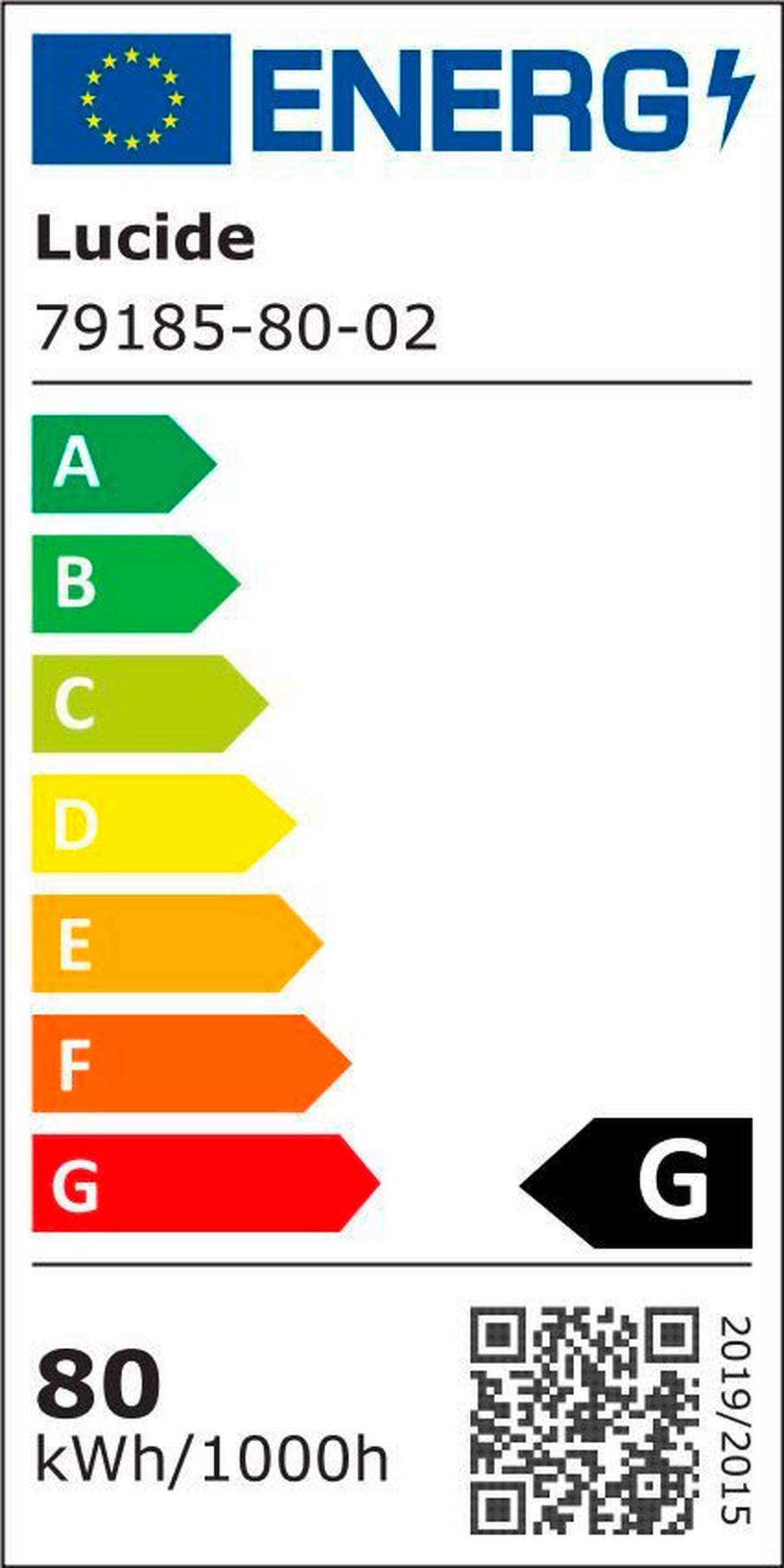LAMPA SUFITOWA LED 79185/80/02 UNAR - kolor mosiężny, Konventionell, tworzywo sztuczne/metal (80/80/5cm) - Lucide