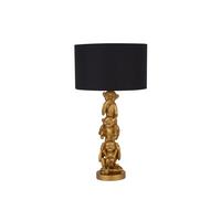 Led Asztali Lámpa Eu1030go - Lifestyle, textil/természetes anyagok (28/42cm)