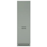 Szekrény Hűtőszekrényhez Marseille Ks 60 Green2 - fekete/zöld, Design, faalapú anyag/fém (60/211/57cm) - MID.YOU