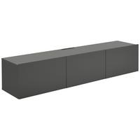 KOMODA NISKA NEWNIQ - antracytowy, Design, materiał drewnopochodny (180/36,7/42cm) - Hom`in