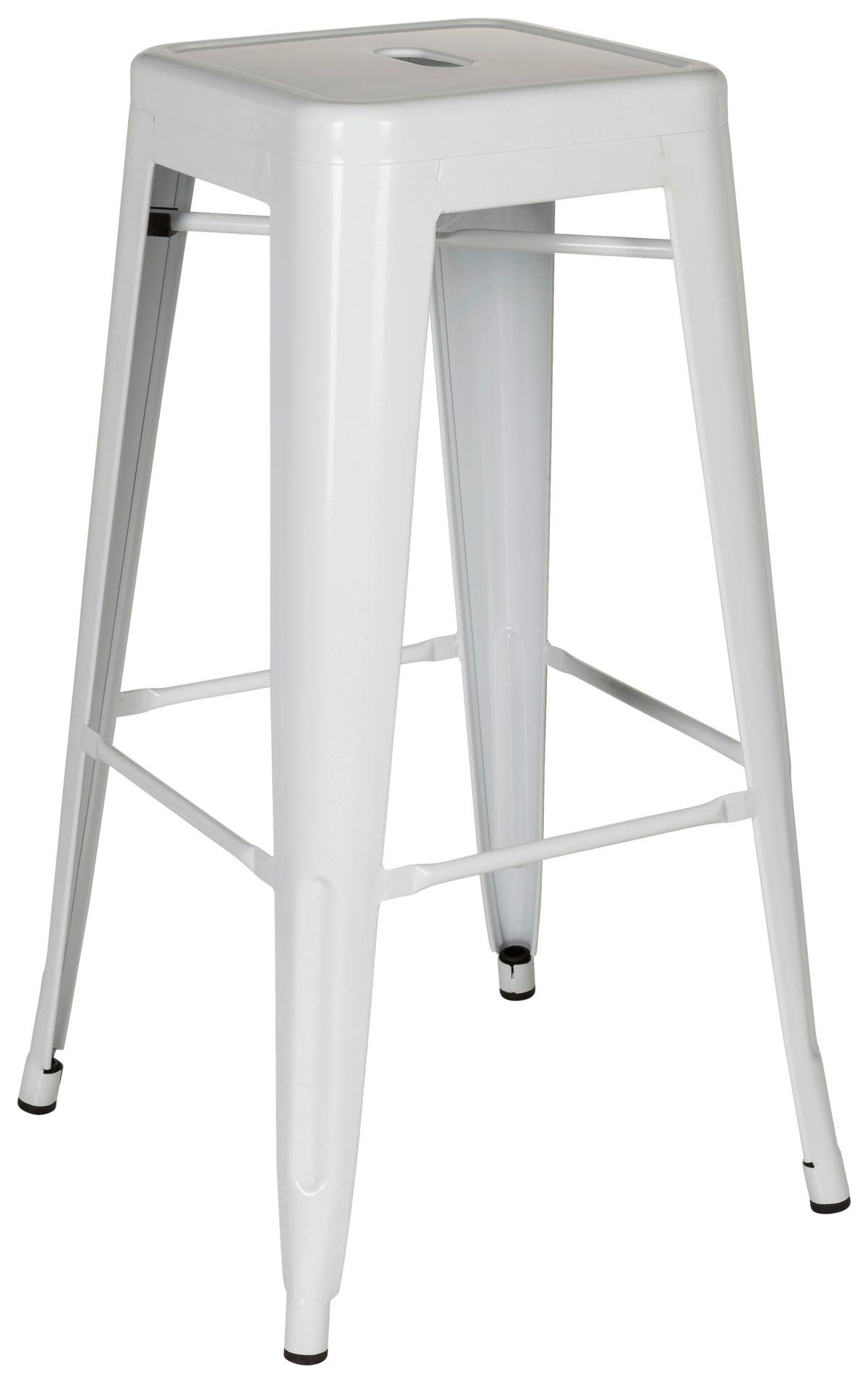 Barski Stol Vantaggio High, Rdeča - bela, Basics, kovina (44/77/44cm) - MID.YOU