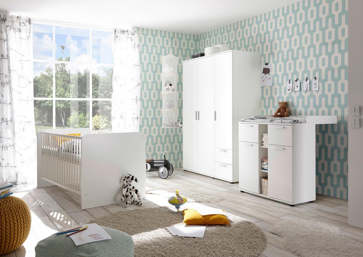 Previjalna Komoda Bibo, Bela - srebrne barve/bela, Konvencionalno, umetna masa/leseni material (89/101/78cm) - MID.YOU