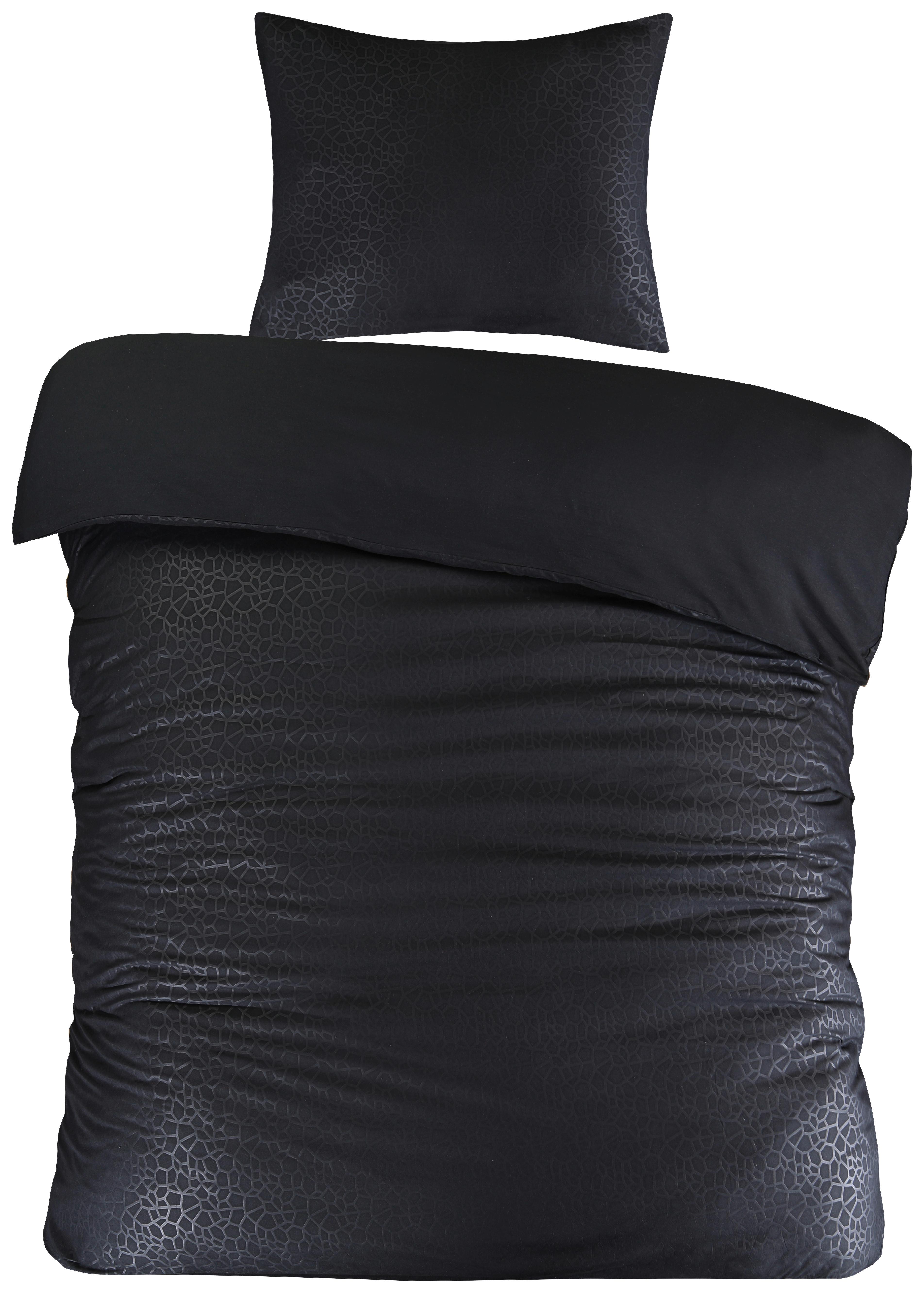 Bettwäsche Animal Schwarz ca. 140x200cm - Schwarz, KONVENTIONELL, Textil (140cm) - Mömax