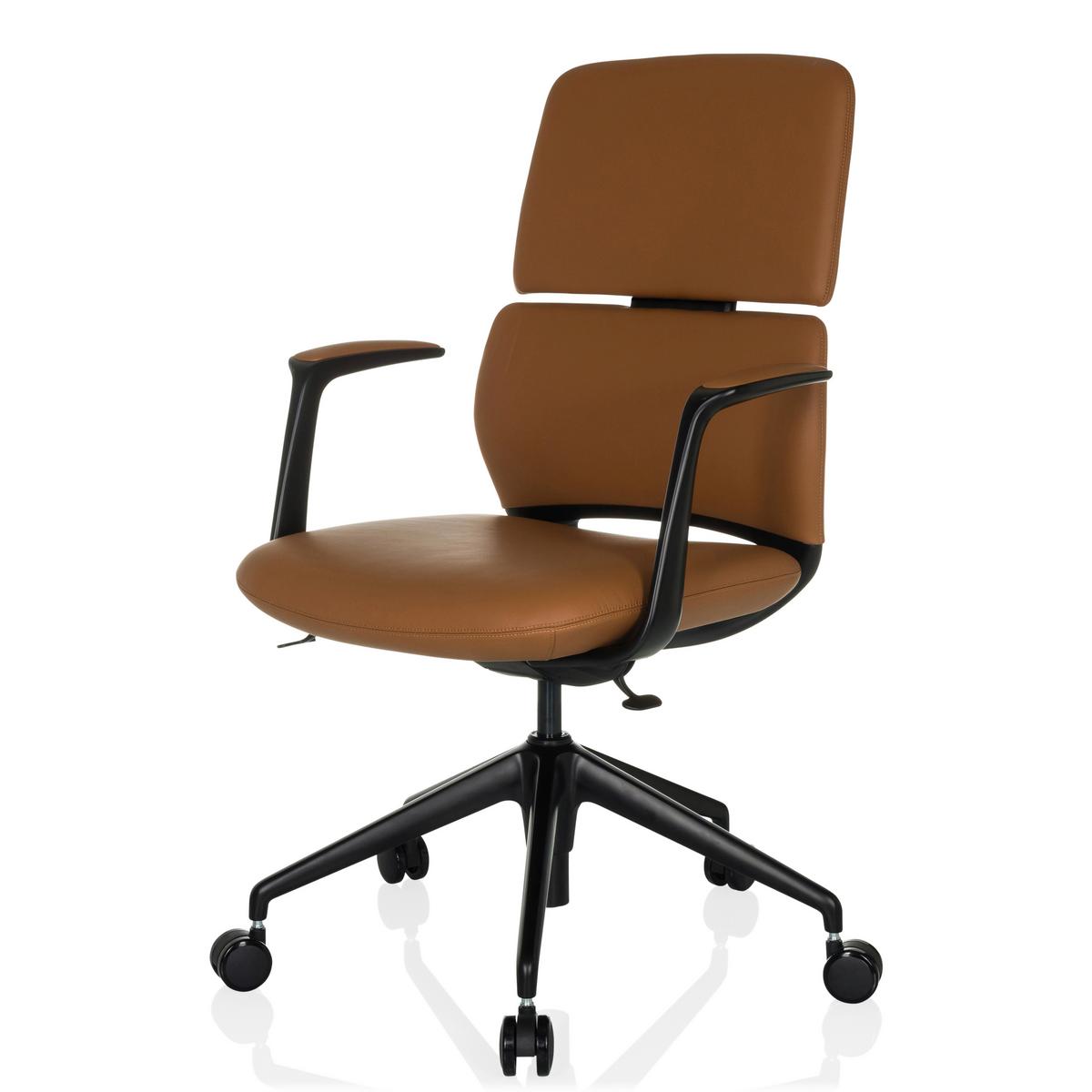 Vrtljivi Stol Atmos Designer - črna, Moderno, kovina/umetna masa (62/98-108/60cm) - MID.YOU