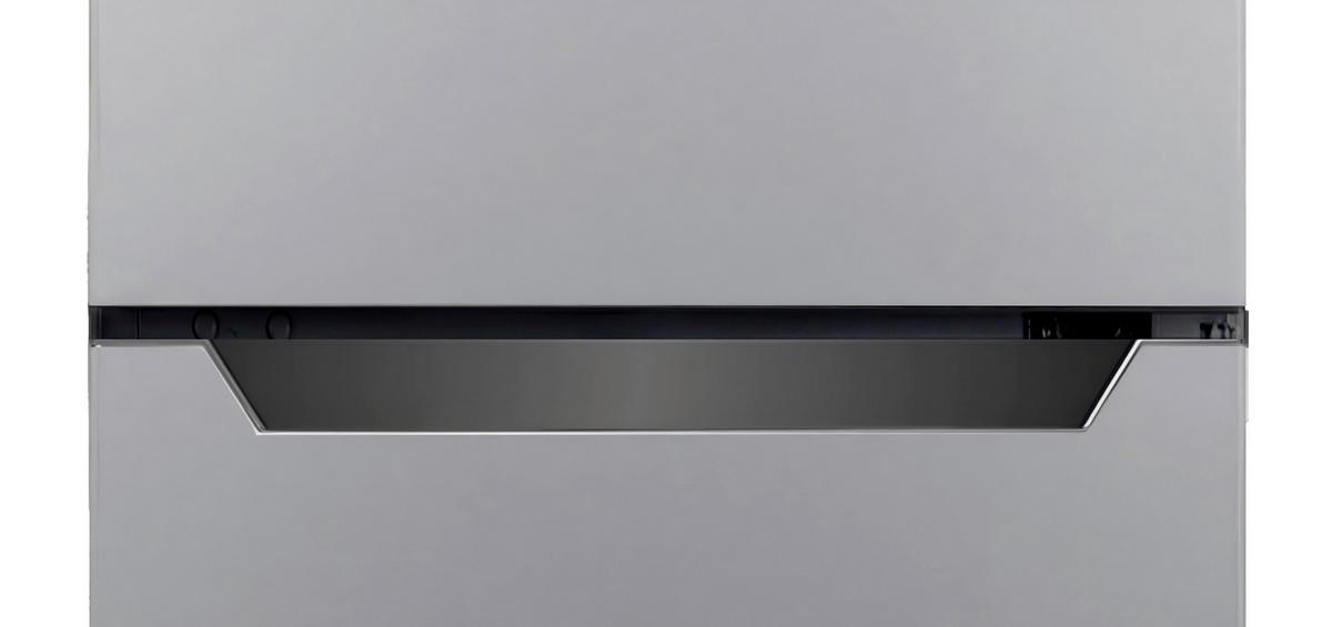 Kühl-Gefrier-Kombination Respekta Savo KG144SI Silber - Silberfarben, Basics, Glas/Kunststoff (47,4/144/49,5cm) - Respekta