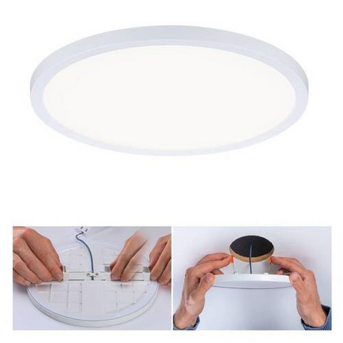 LED-Paneel Areo VariFit in Weiß max. 16 Watt - Weiß, Design, Kunststoff (23,0cm) - Paulmann