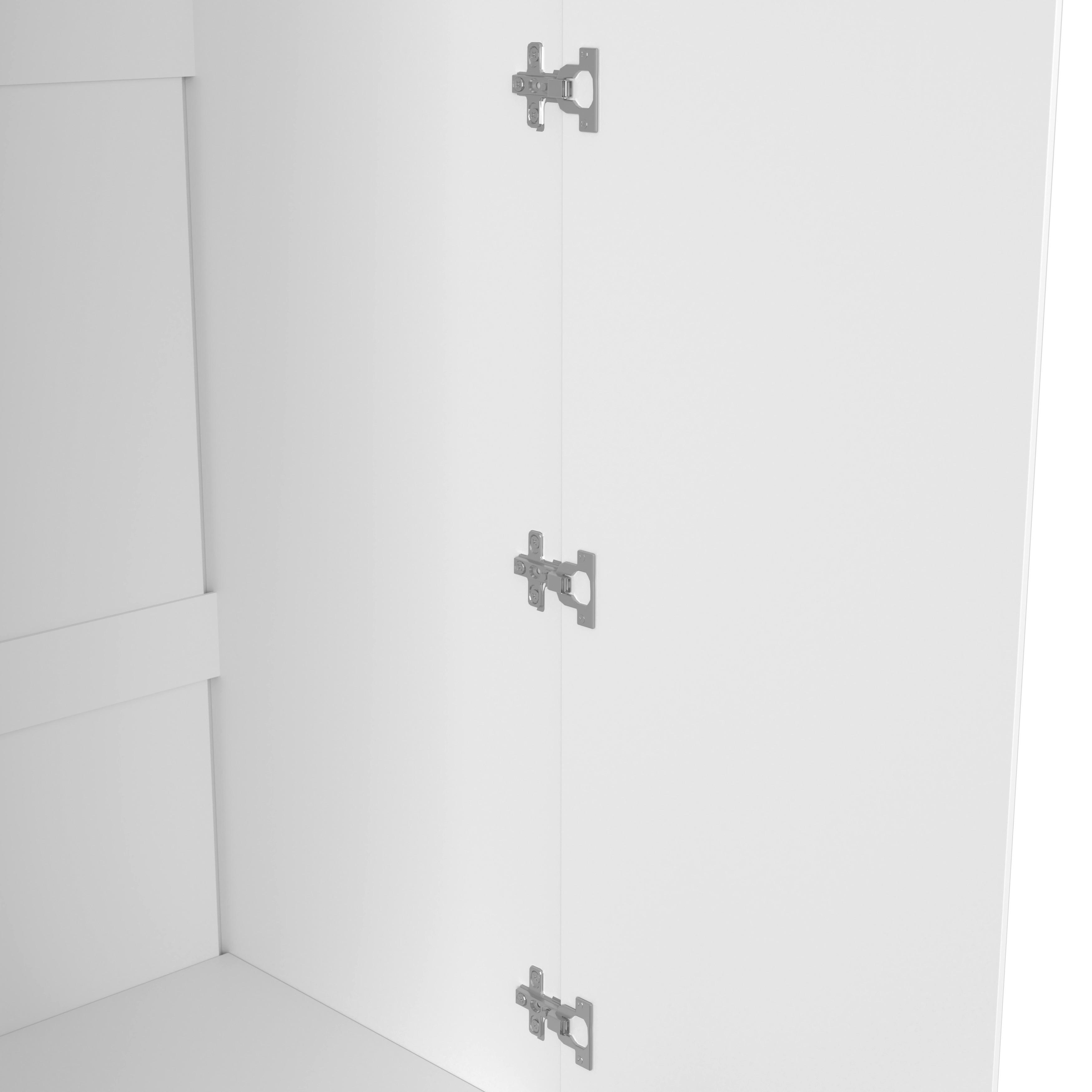 GARDEROB MARLO - vit, Modern, trämaterial/trä (100/223/60cm) - Bessagi Home