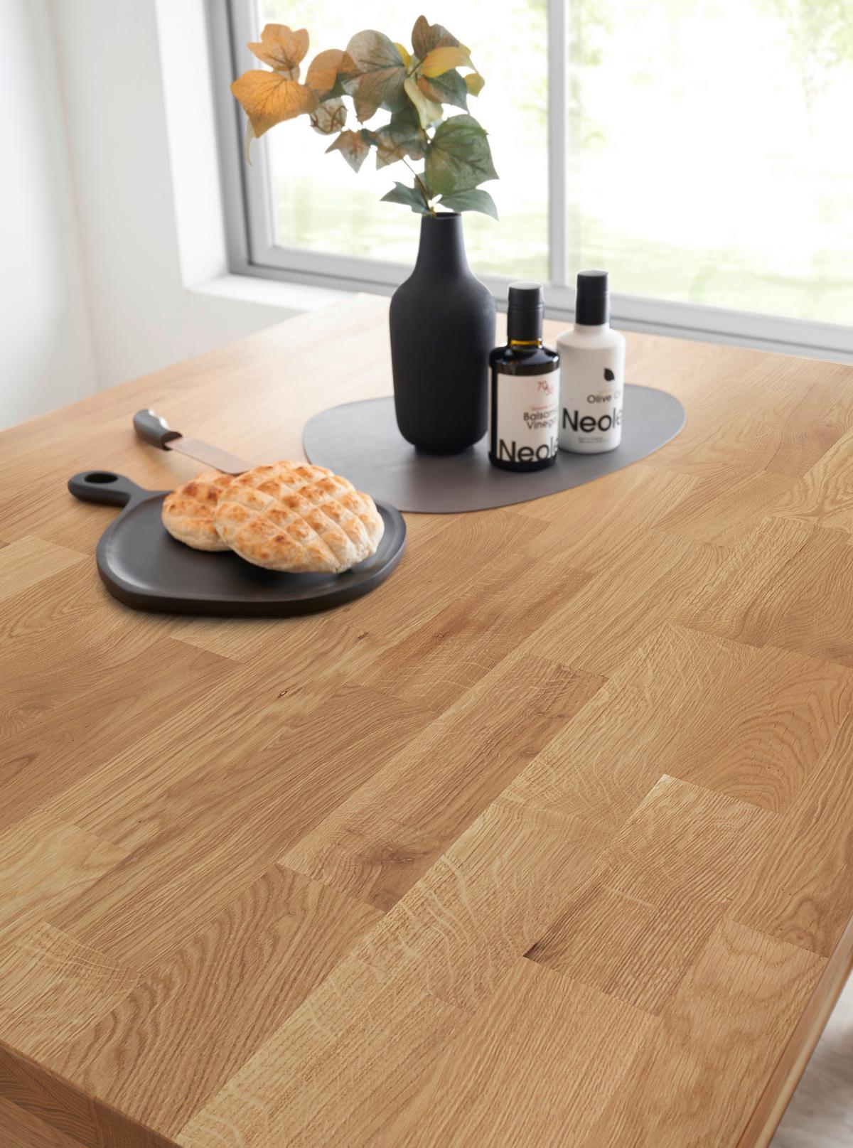 Kücheninsel Ponza I 122 o. Geräte Eiche - Eichefarben, Basics, Holz (120/91/90cm) - P & B