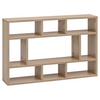 Wandregal ca. 75x57x16 cm Eichefarben - Eichefarben, KONVENTIONELL, Holzwerkstoff (75/51/16cm) - MID.YOU