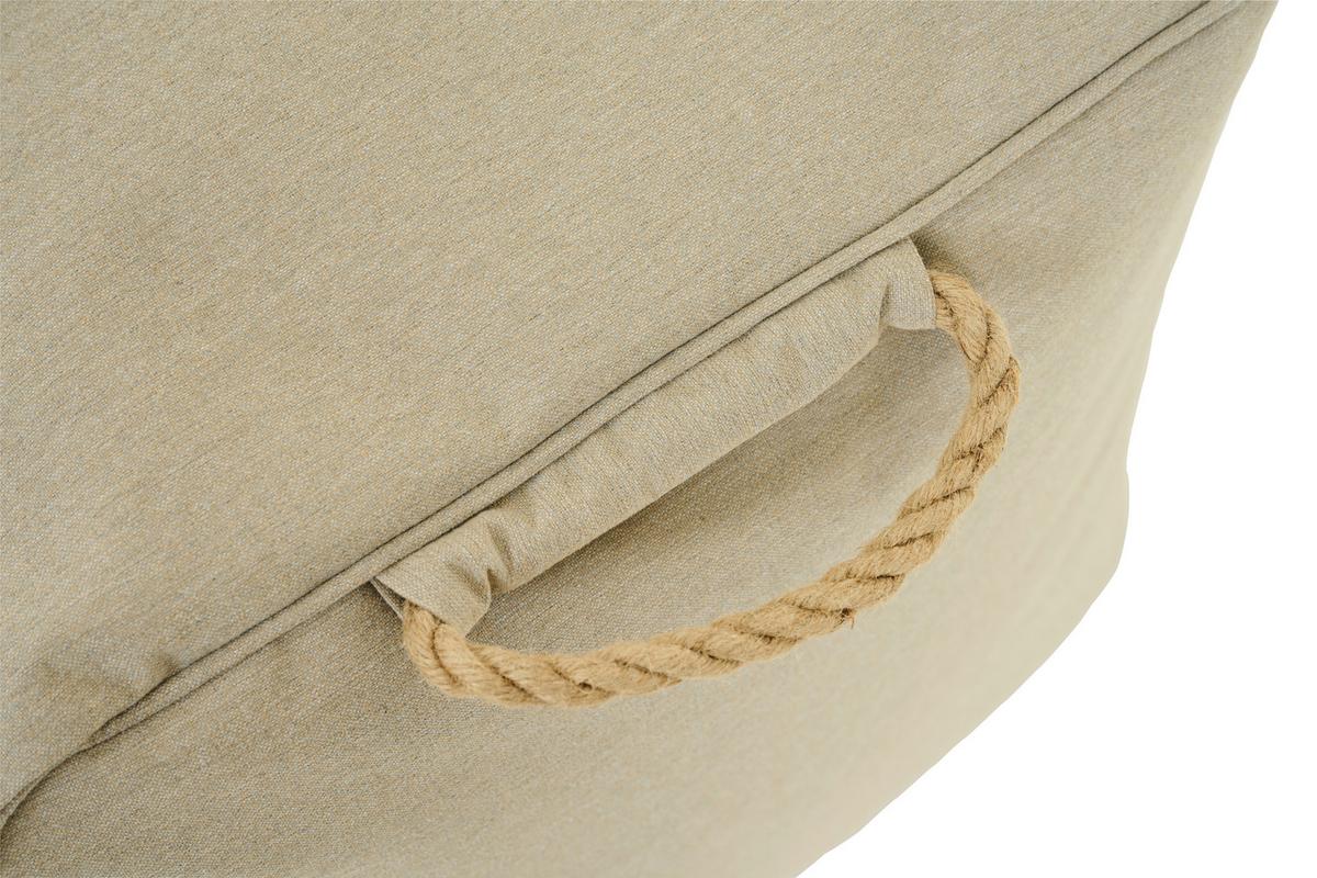 GARTENHOCKER INTEGRAL-HOCKER - Braun, MODERN, Kunststoff (48/46/46cm) - Siena Garden