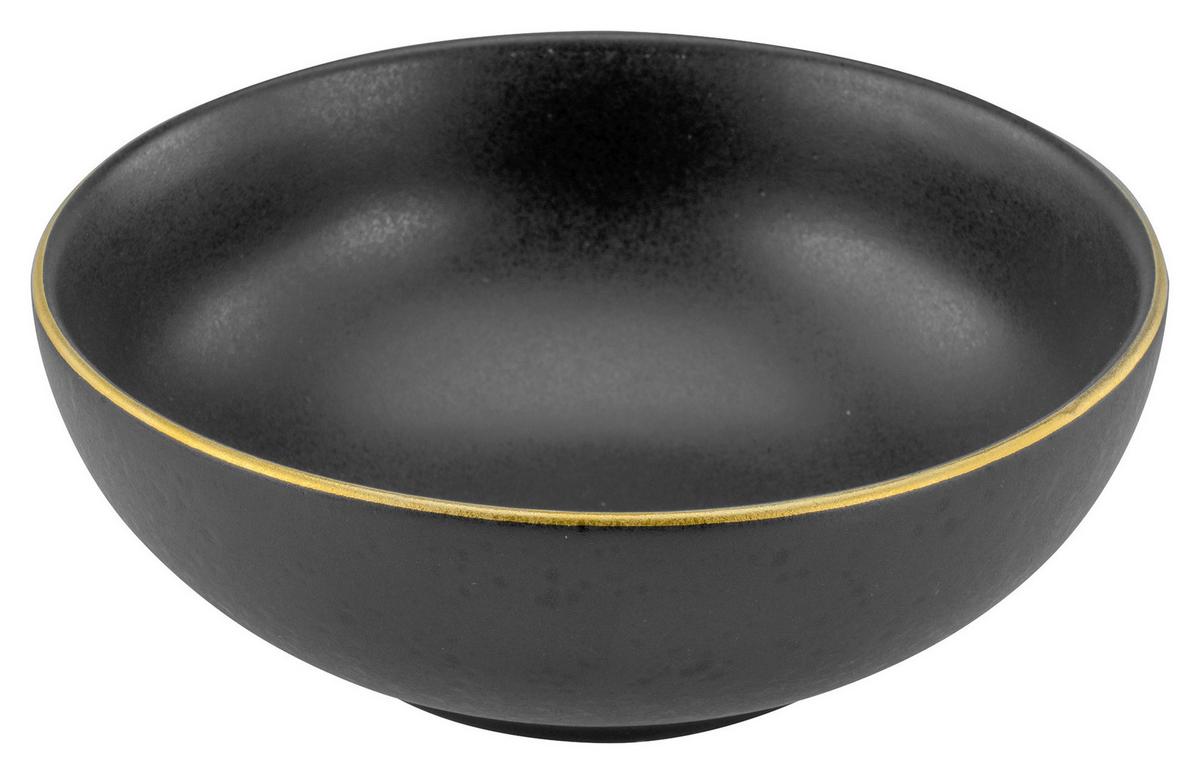 Kombiservice Industrial in Schwarz, 16-teilig - Schwarz, KONVENTIONELL, Keramik (34/31/33cm) - Creatable
