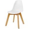 BARNSTOL STEVE -BASED- - vit, Modern, trä/plast (32/57/32cm) - Based