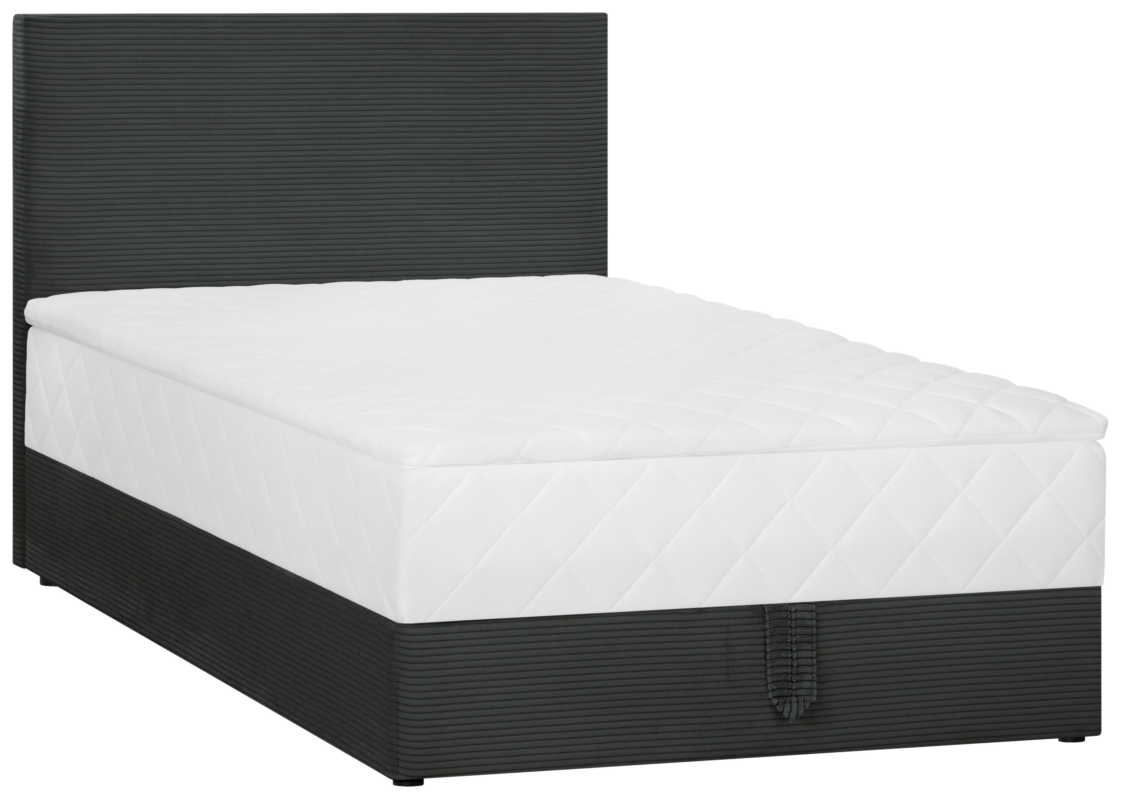 Boxbett Boxy Anthrazit ca. 90x200cm - Anthrazit, KONVENTIONELL, Textil (90/200cm) - Based