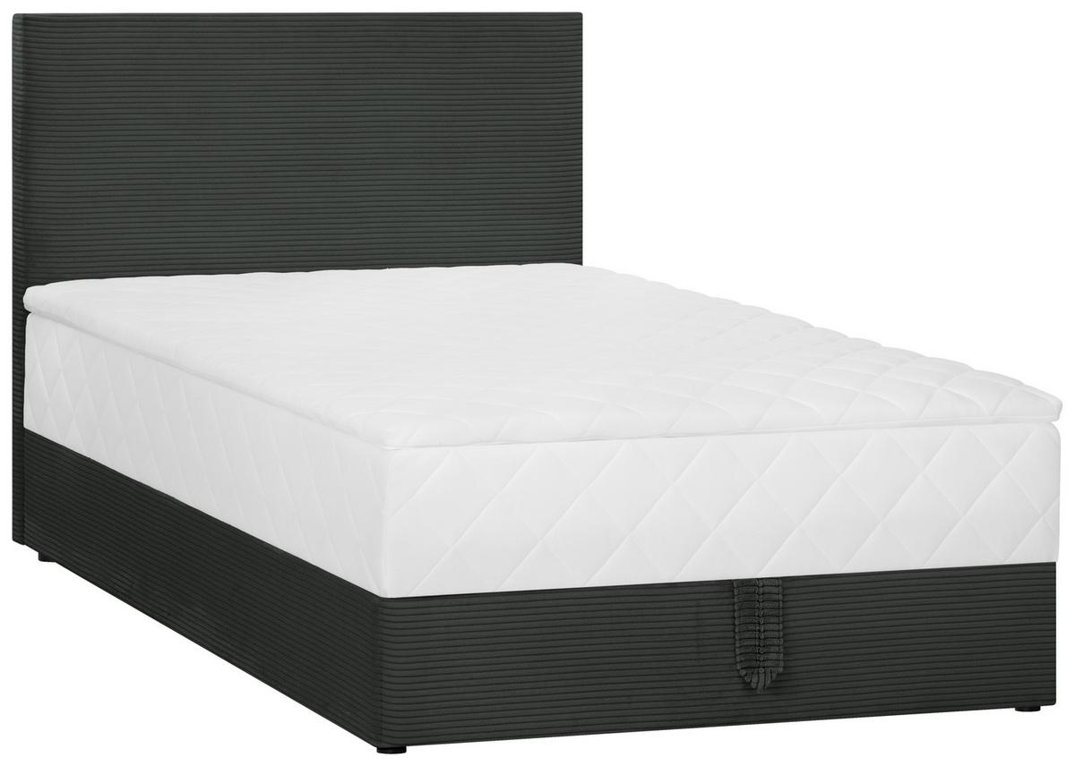 Boxbett Boxy Anthrazit ca. 100x200cm - Anthrazit, KONVENTIONELL, Textil (100/200cm) - Based