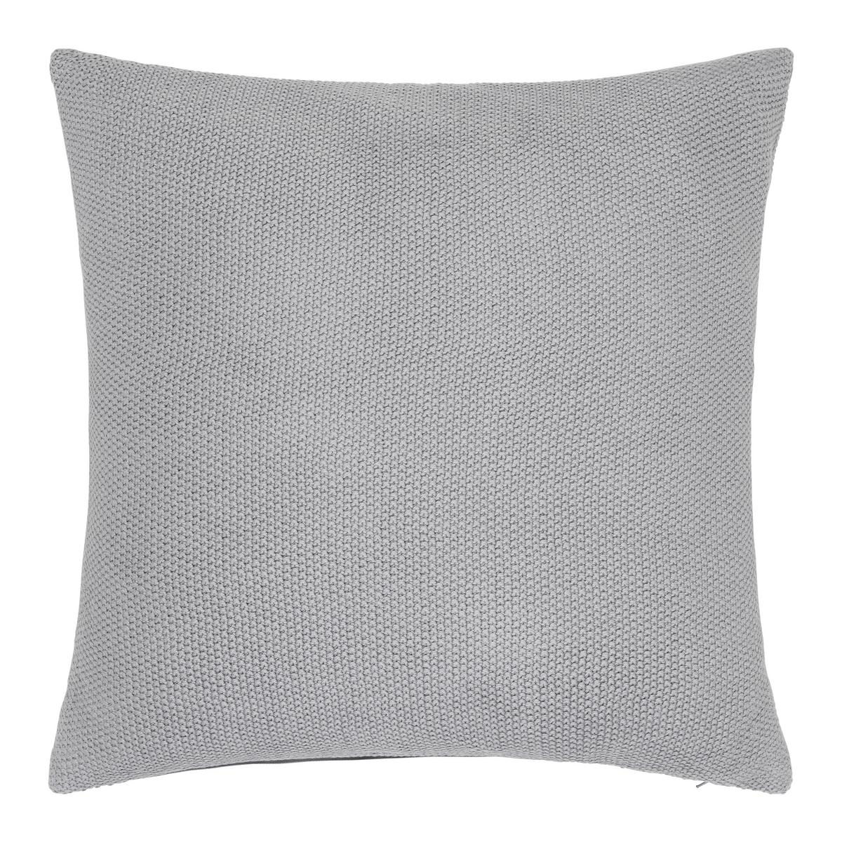 Díszpárna Lara 45/45 - szürke, Konventionell, textil (45/45cm) - Mömax
