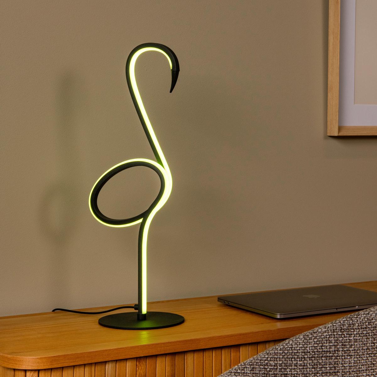 LAMPA STOŁOWA LED 05545/06/99 - FLAMINGO - czarny/różnokolorowy, Lifestyle, metal (15/18.1/49.5cm) - Lucide