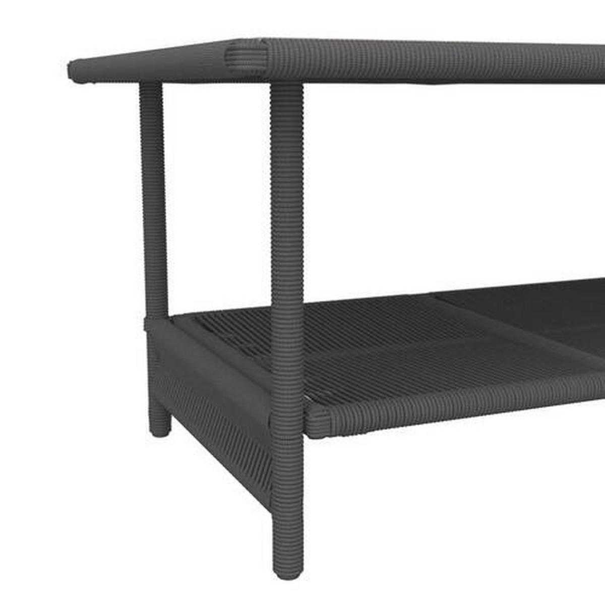 Garnitură grădină Malia - gri deschis/gri închis, Modern, lemn/metal (146/60/72cm) - Bessagi Garden