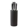 KNIVBLOCK BETTY - svart, Modern, plast (11/23,9cm) - Mömax