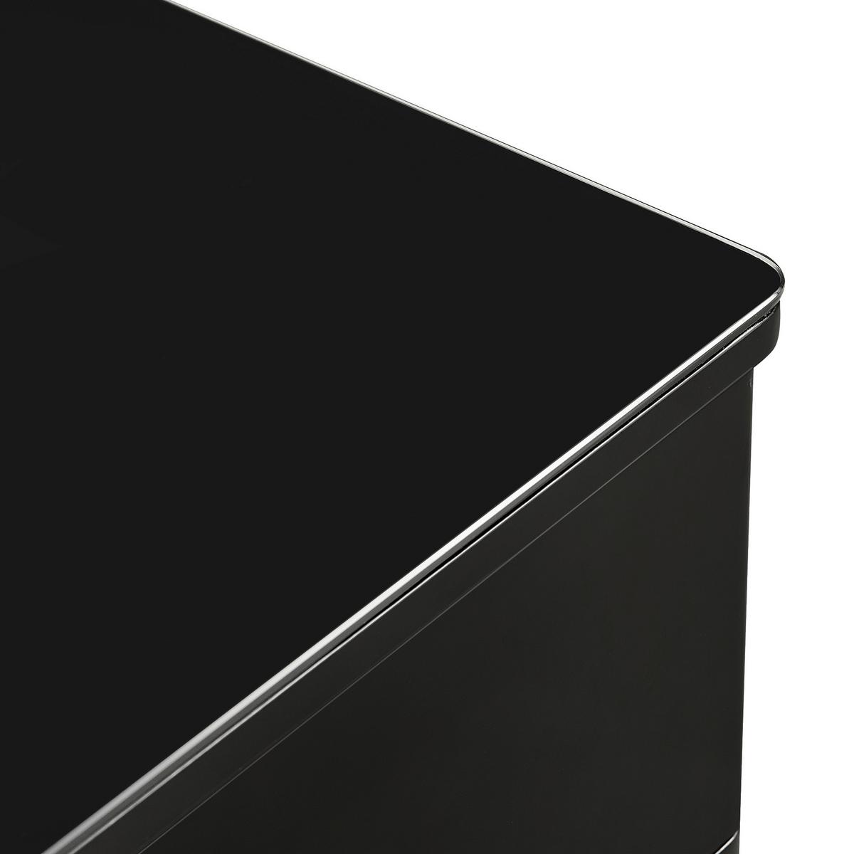 STOLIK KAWOWY WILNO - czarny, Design, metal (70/40,5-65,5/60cm) - Livetastic
