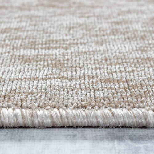 Flachwebeteppich Nizza Beige Ø ca. 160cm - Beige, Design, Textil (160/160cm) - Novel
