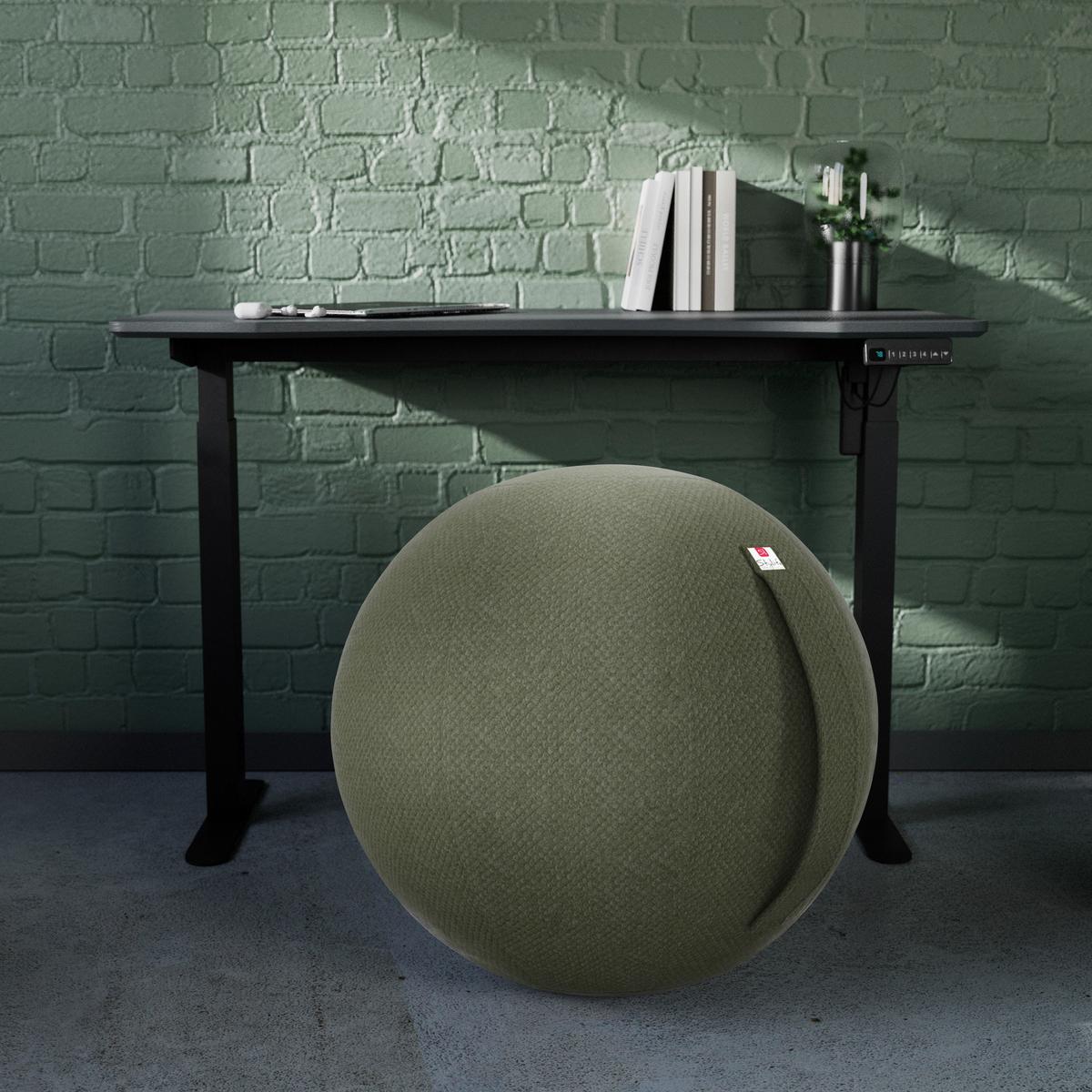 PIŁKA DO SIEDZENIA SCOOBY - zielony, Design, tkanina (60/60/60cm) - Stylife