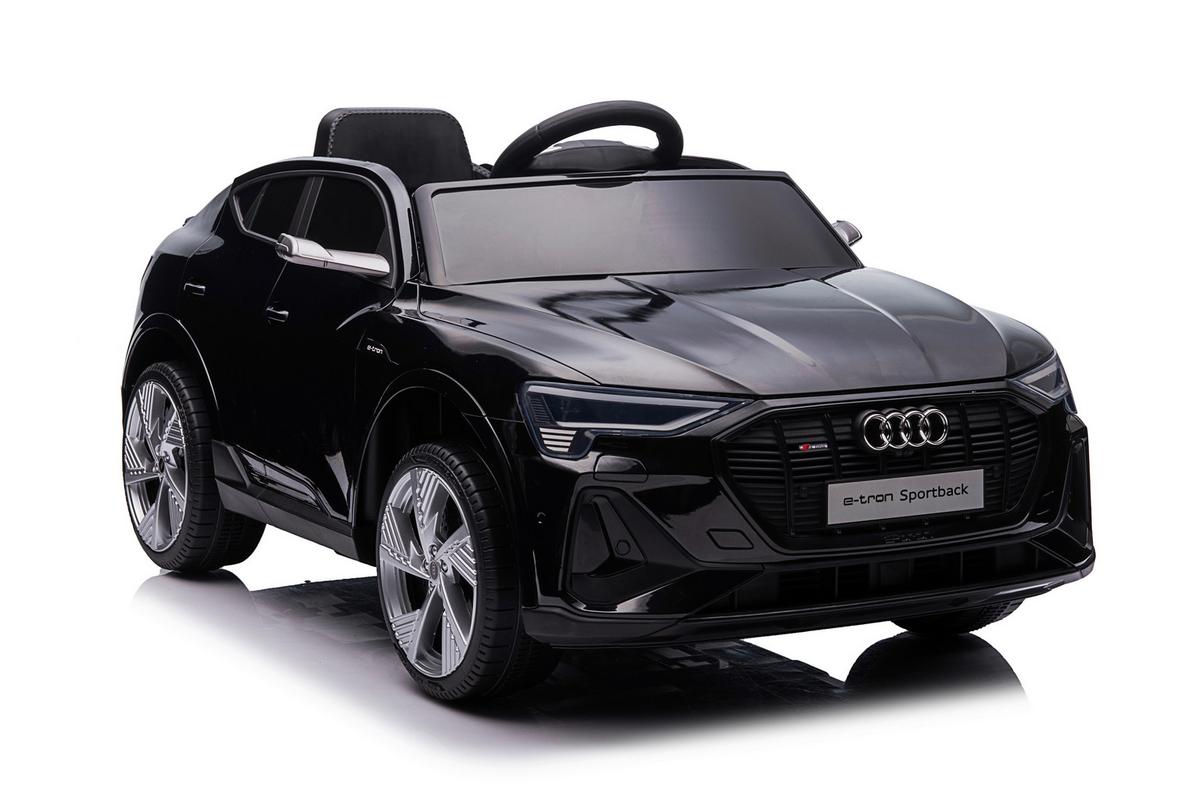 Elektro-Kinderauto Audi E-Tron Sportback Schwarz - Schwarz, KONVENTIONELL, Kunststoff (108/60/47cm)