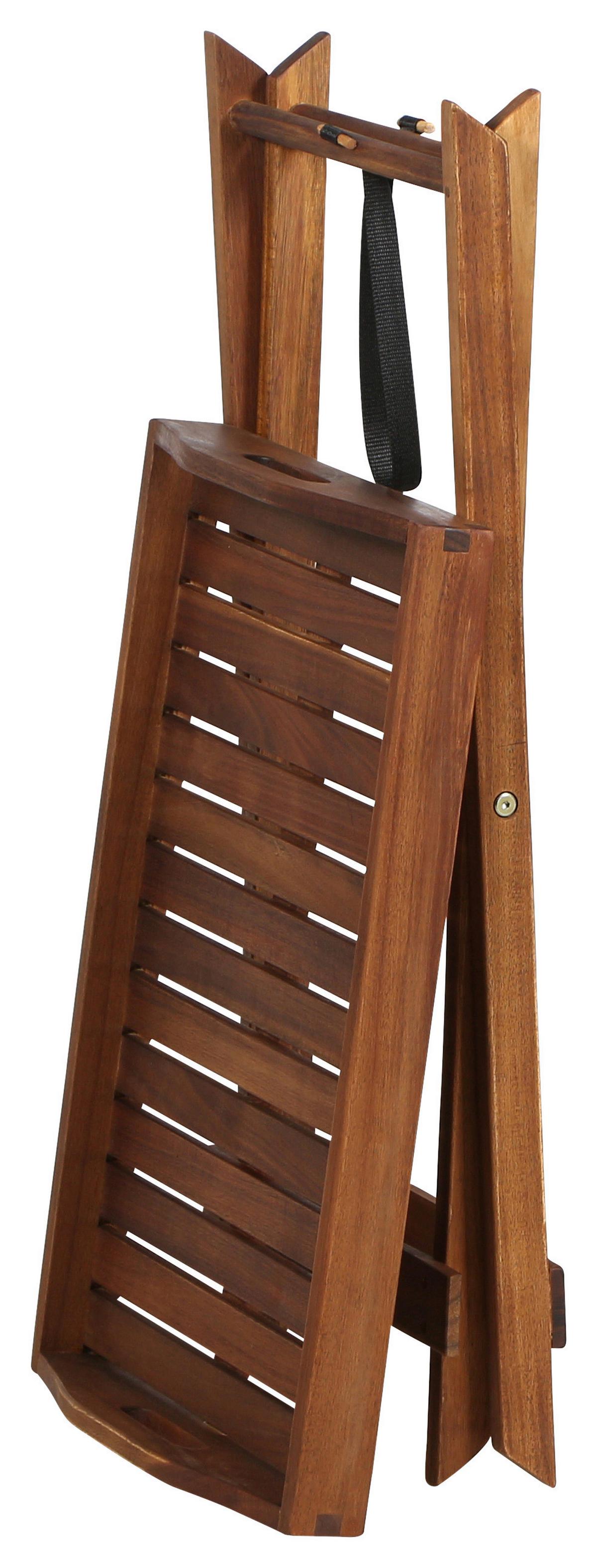 GARTENBEISTELLTISCH 358329 - Akaziefarben, MODERN, Holz (60/40,5/66,5cm) - Siena Garden