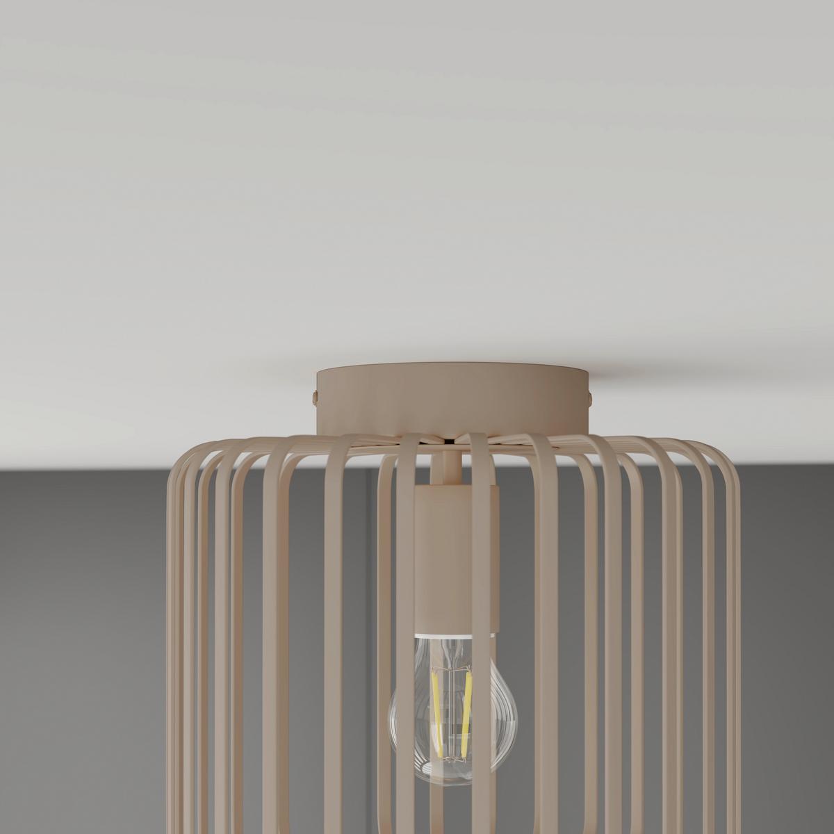 LAMPA SUFITOWA COVENTRY *SBN* - kolor piaskowy, Konventionell, metal (25/23,5cm) - Novel