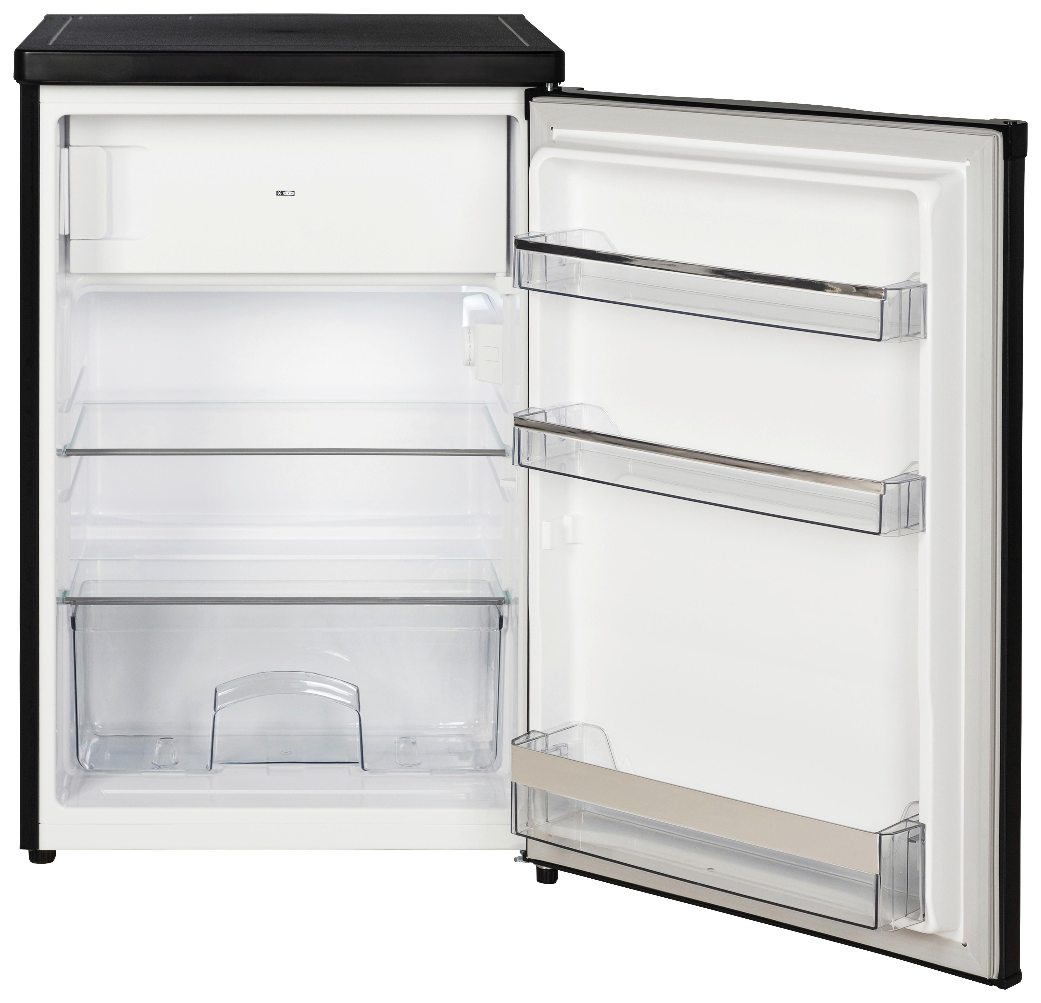 Kühlschrank SKHTMG4SSDID Schwarz - Schwarz, Basics, Glas/Metall (55/85/58cm) - Mican