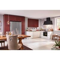 Eckküche Windsor in Rot/Weiß - Weiss/Rot, Romantik / Landhaus, Holzwerkstoff (490/227,5cm) - Nolte Küchen