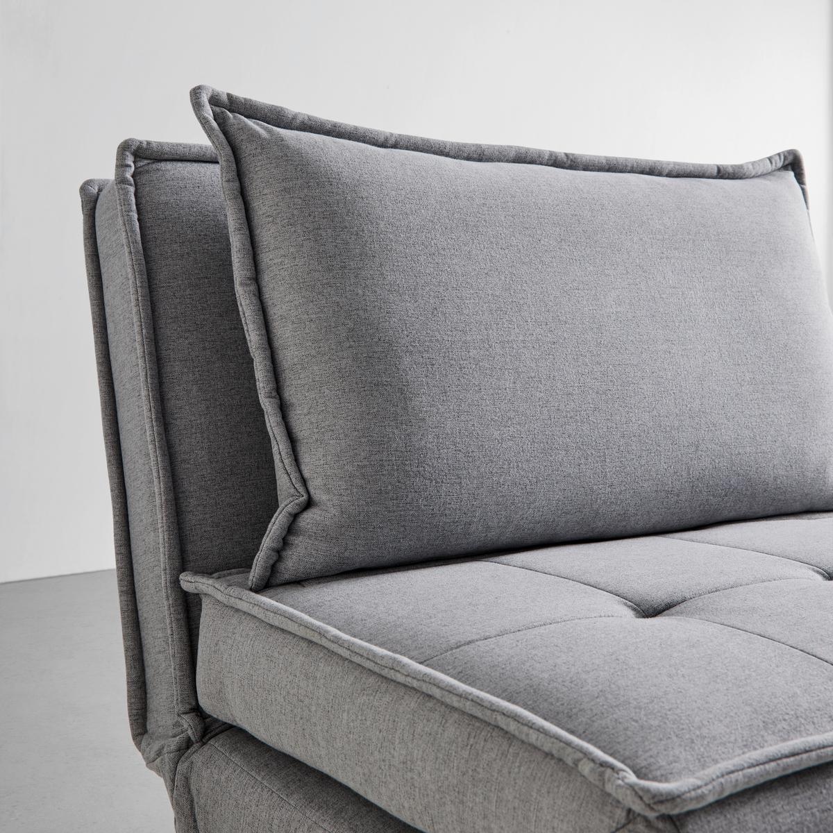 Fotoliu extensibil LAYLA - gri închis, Modern, lemn/textil (104/92/84cm) - Bessagi Home