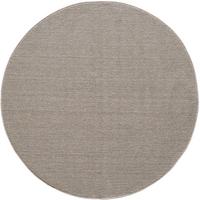 Webteppich Loom Braun Ø ca. 160cm - Braun, Basics, Textil (160cm) - Novel