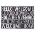 Covoraș International Welcome - argintiu, Modern, plastic (40/60cm) - Modern Living Covoraș International Welcome - argintiu, Modern, plastic (40/60cm) - Modern Living