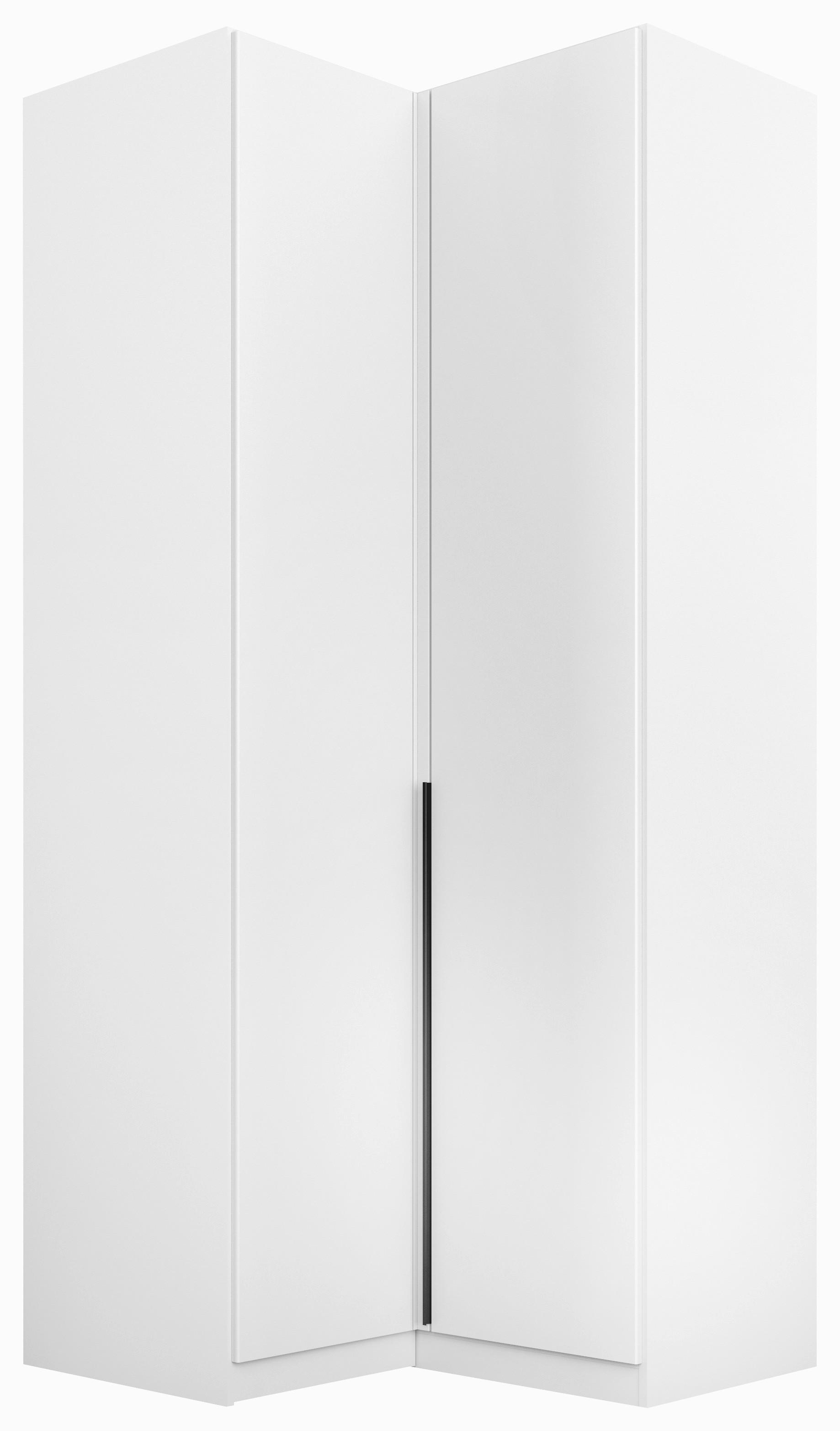 Kutni Ormar Za Odjeću Alabama - bijela/siva, Moderno, drvni materijal (100/229/102cm) - Modern Living