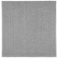 Badematte Nelly in Silber ca. 50x50cm - Silberfarben, Textil (50/50cm) - Modern Living