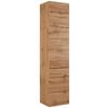 HÖGSKÅP FLORIDA -EXKLUSIV- - kromfärg/ekfärgad, Modern (40/180/35cm) - Premium Living