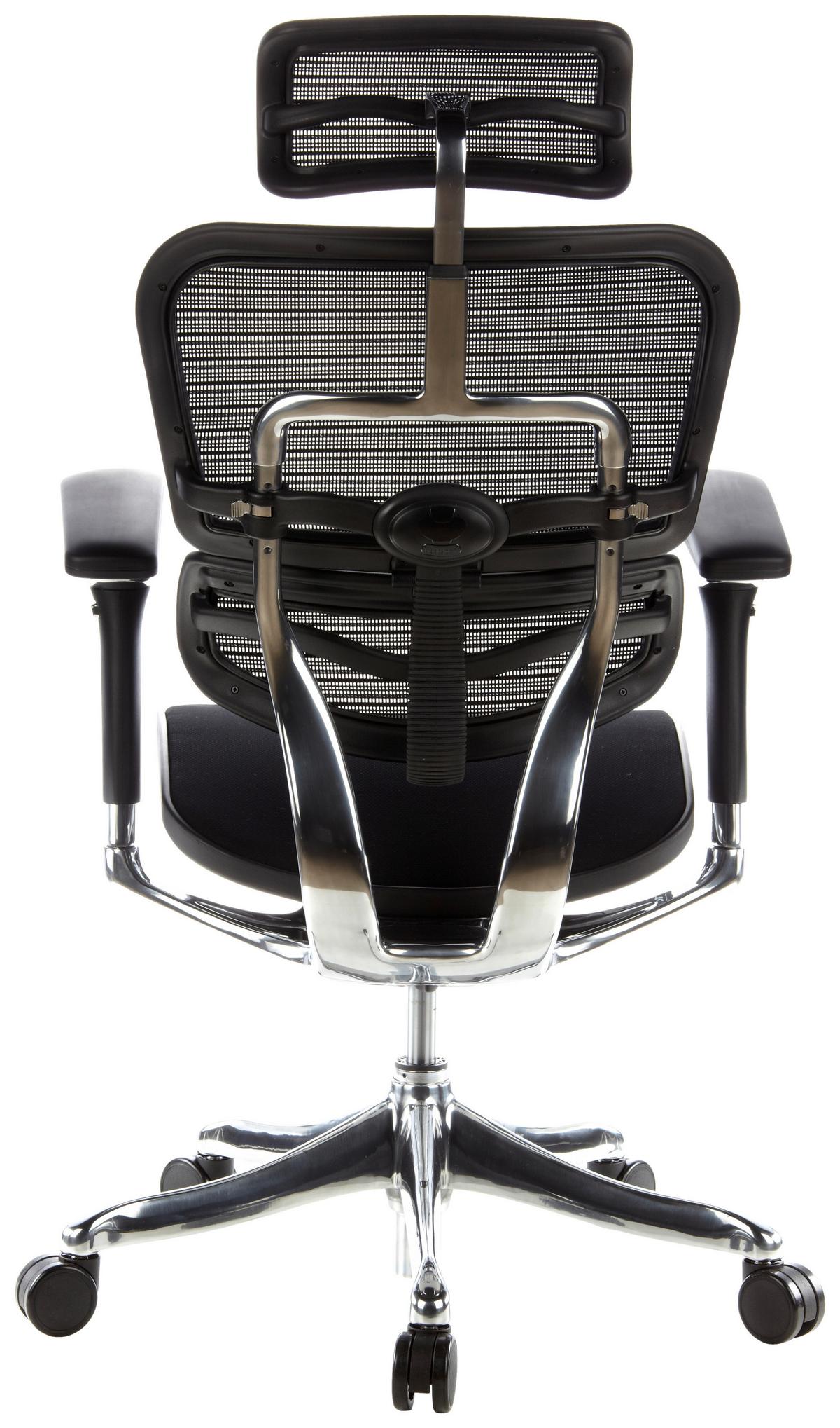 Drehstuhl Ergohuman Ultra G Gen 2 Grau - Silberfarben/Grau, MODERN, Kunststoff/Textil (65/114 - 132/60cm) - MID.YOU