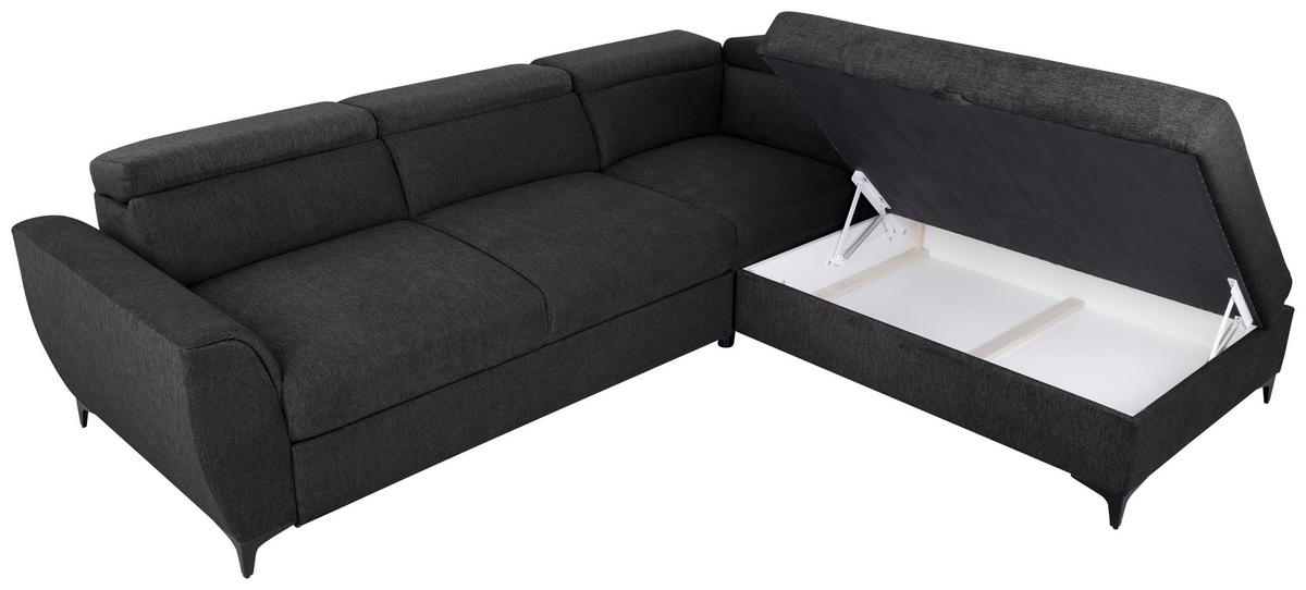 COLțAR LAPIS - negru, Konventionell, textil (255/217cm) - Modern Living