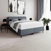 Boxbett Livetto Anthrazit ca. 180x200cm - Anthrazit/Schwarz, KONVENTIONELL, Holz/Textil (180/200cm) - Mömax