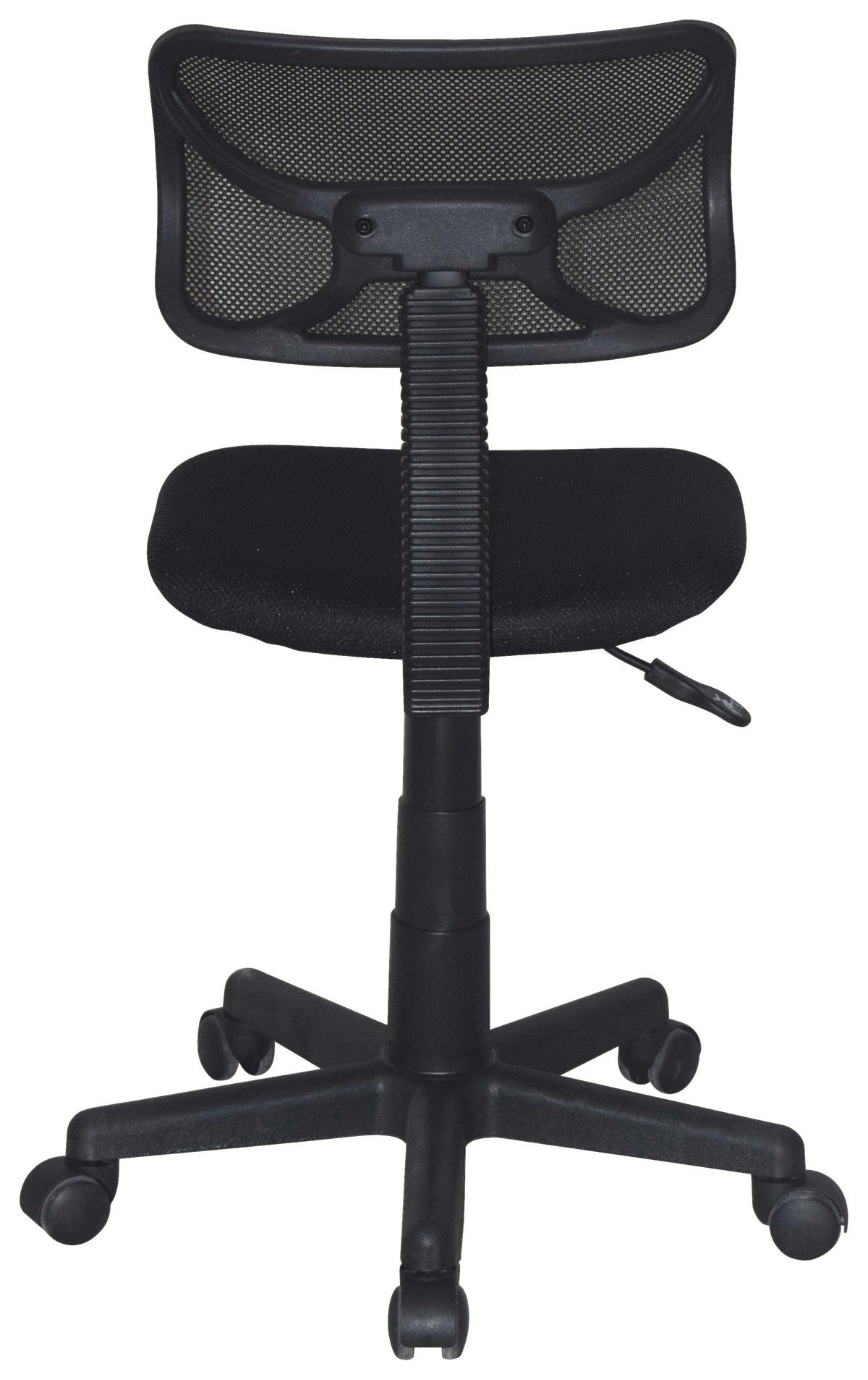 Vrtljivi Stol Tom 2, Črna - črna, Moderno, umetna masa/tekstil (54/72-82/53cm)