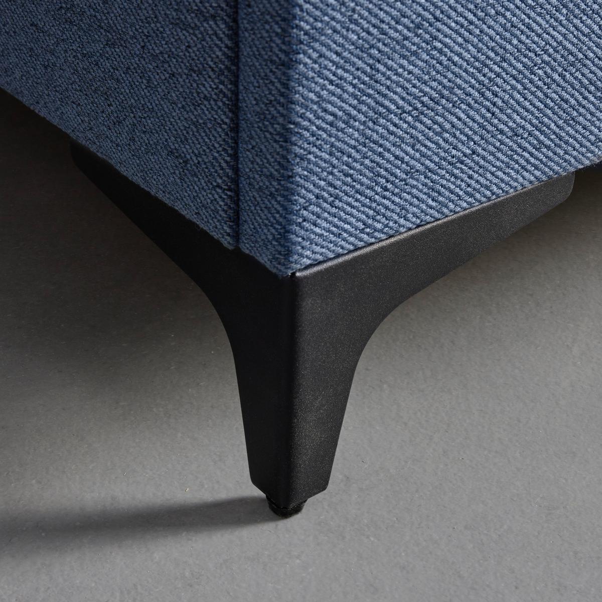 Boxbett Jerry in Blau ca. 140x200cm - Schwarz/Dunkelblau, KONVENTIONELL, Textil (140/200cm) - Mömax