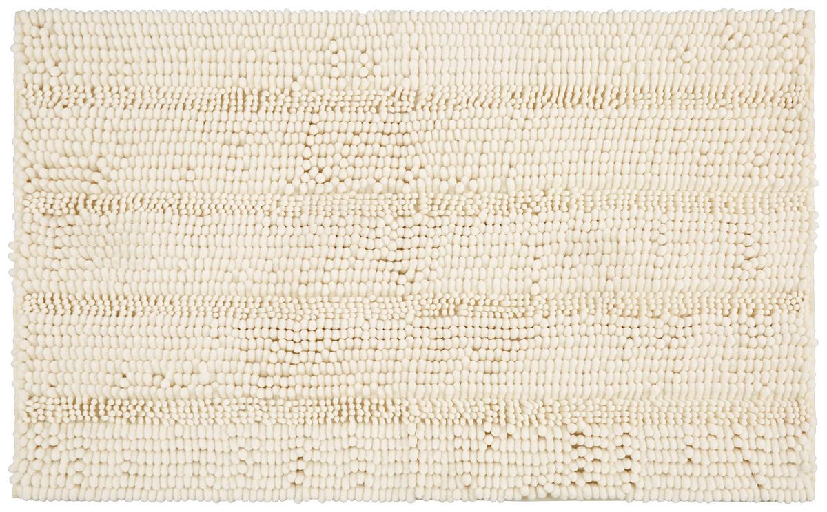 Badematte Uwe Weiss 60x100cm - Weiss, Textil (60/100cm) - Modern Living