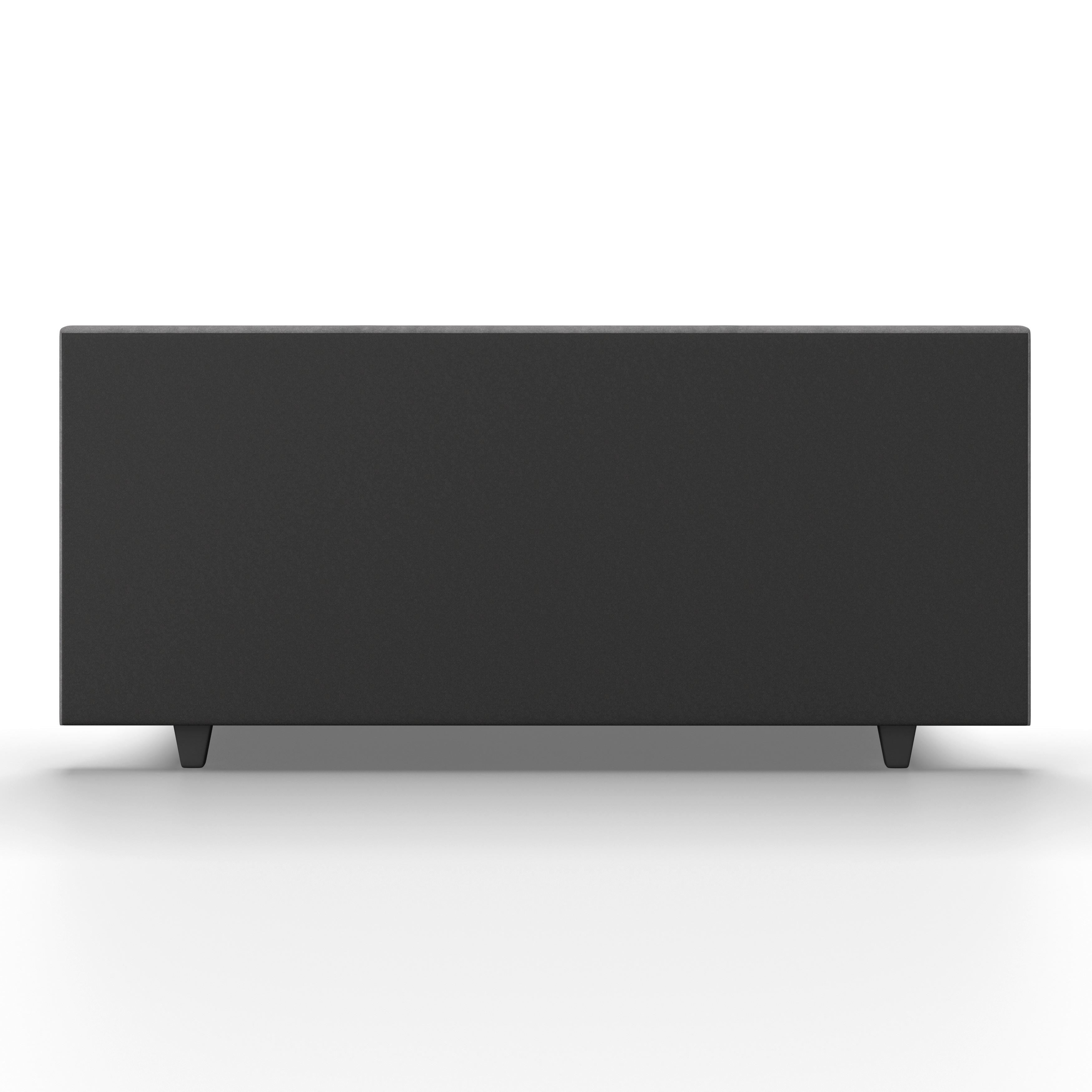 STOPPAD SÄNG VALERIA - grå/svart, Modern, trämaterial/trä (180/200cm) - Bessagi Home