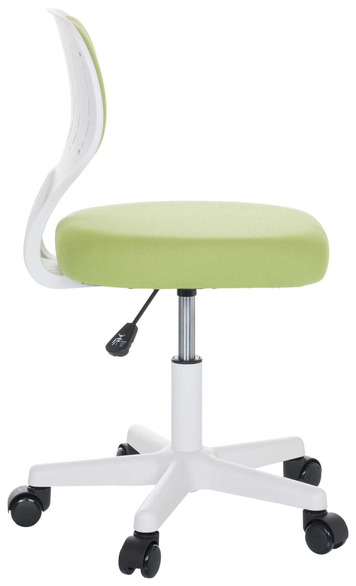 Otroški Vrtljivi Stol Kiddy Top W, Zelena - zelena/bela, Basics, umetna masa/tekstil (52/73/52cm) - MID.YOU